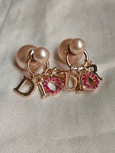 Dior Pearl &amp; Crystal Earrings