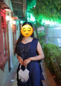 Stunning Corset Blouse &amp; Drape Saree