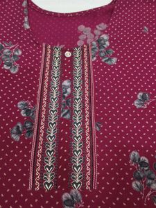 Two Floral Print Nightgowns (Combo)