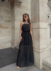 Mango Embellished Maxi Gown