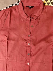 Classic Terracotta Button-Up kurta
