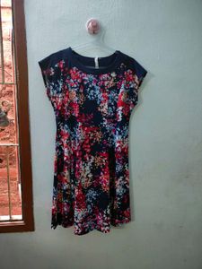 Floral Print Short Dress