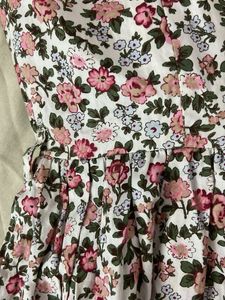 Floral Print Sweetheart Neck Dress