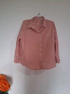 Classic Striped Button-Up Shirt