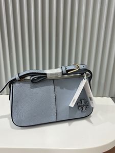 Tory Burch Light Blue Leather Crossbody Bag