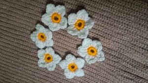 Crochet Flower Appliques