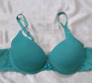 Teal Lace  Push-Up Bra