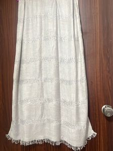 Grey &amp; Silver Sequinned Stole