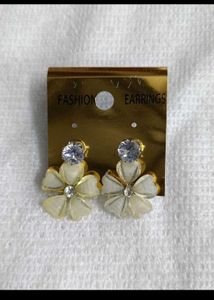Combo of butterfly claw with earring