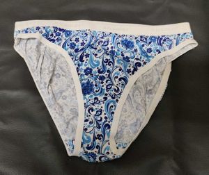 Blue Floral Briefs