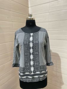 STEET ONE Stylish Printed Tunic Top