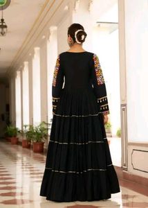 New Navratri Anarkali with full gher
