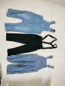 Combo Of 3 Boy Dungarees