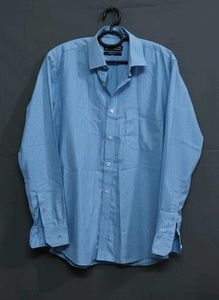 Blue Striped Formal Shirt, Johns Miller