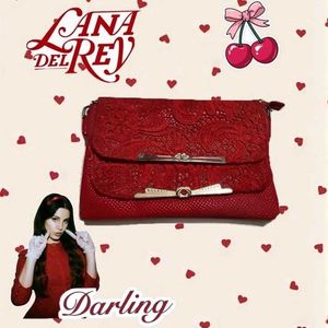 LDR Red Lace Bag/Purse