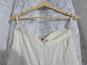 Comfortable Cream Wide-Leg Pants