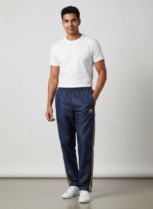 Vintage Adidas Climaproof Track Pants – Navy/Gold,
