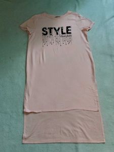 Stylish Pink Tunic Top