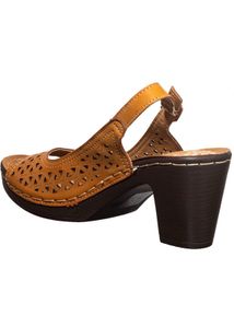 Stylish Cut-Out Platform Slingback Heels