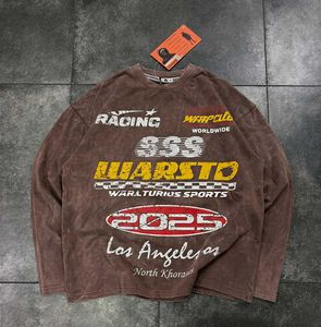Retro Racing Graphic Long Sleeve T-Shirt