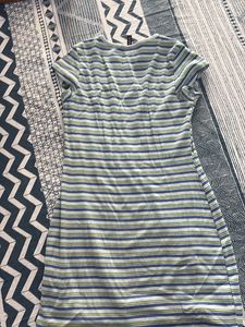 H&amp;M Striped Casual Mini Dress