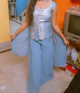 Elegant stylish sharara set