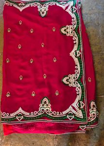 Heavy Embroidered Saree