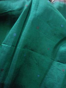 Elegant Green &amp; Maroon Saree