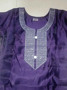 Elegant Purple Kurta Set with Dupatta