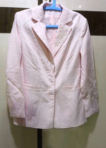 Women's Embellished Pink Blazer