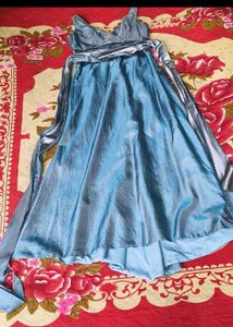 Elegant Blue Ethnic Gown