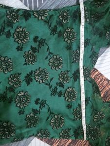Elegant Green Floral Kurta