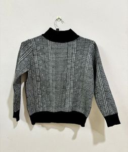 Knitted Turtle Neck Pullover Sweater