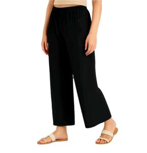 Pleated Wide Leg Trousers