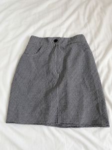 Classic Gingham Mini Skirt