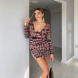 Zara Tie Dye Mini Dress