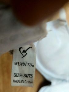 Sexy White Heavily Padded Push up Bra