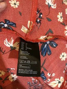 Floral Print Button-Up Blouse