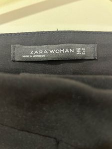 Zara Woman Black Tailored Trousers