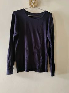 Classic Long Sleeve Navy T-Shirt