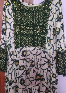 Boho Maxi Dress with Vintage Print