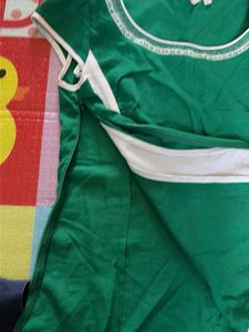 Green &amp; White Panel Tunic Top