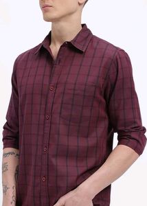 Unique Graphic Print Button-Up Shirt