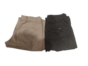 2 Pant Men's Pants (Khaki & Black)