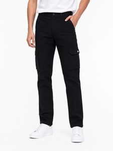 HIGHLANDER Black Cargo Pants
