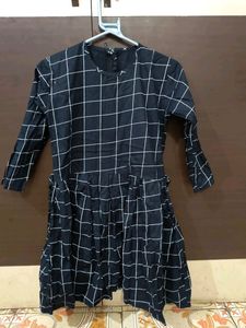 Mini Checked Dress For Women! 👗