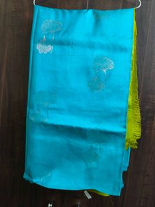 premium pure silk saree with blouse (sleeveless)
