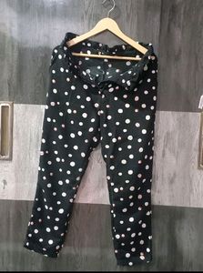 Polka Dot Trouser Pant Rio Trousers
