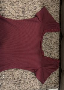 y2k fitted sleeve lace trimmed slim fit top