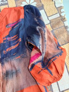 Vibrant Abstract Print Kurta